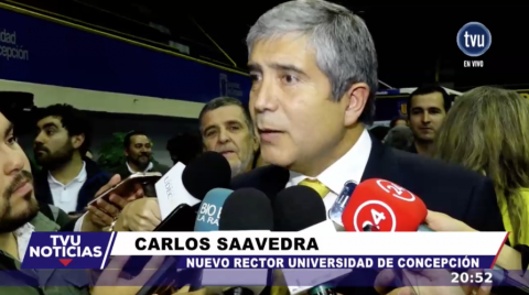 Carlos Saavedra es el nuevo Rector de la Universidad de Concepción